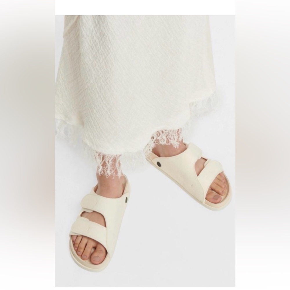 Birkenstock x Toogood Women's Ivory Forager Wool Slide Sandals 40 EU/10US